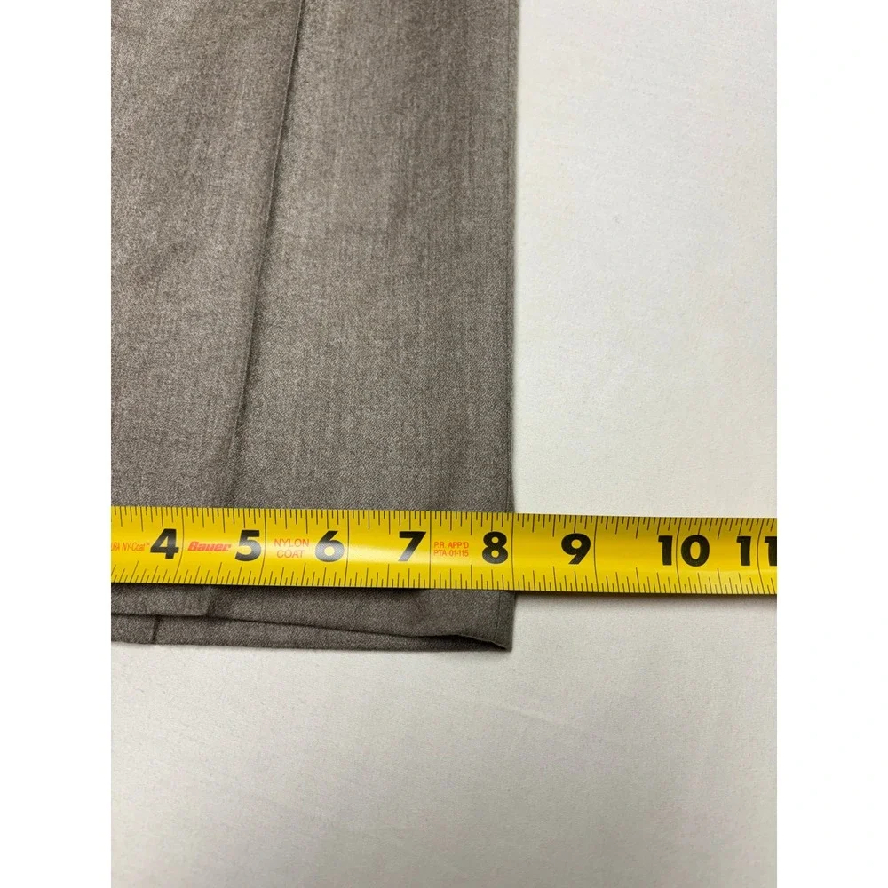 JWN Men 32W L28 Wool Cashmere Dress Pants Grey Traditional Fit Italy JW392183 MN